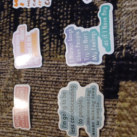 $4 Add-on New Colorful "Rude" Stickers - Set Of 30 - Picture 7 of 8